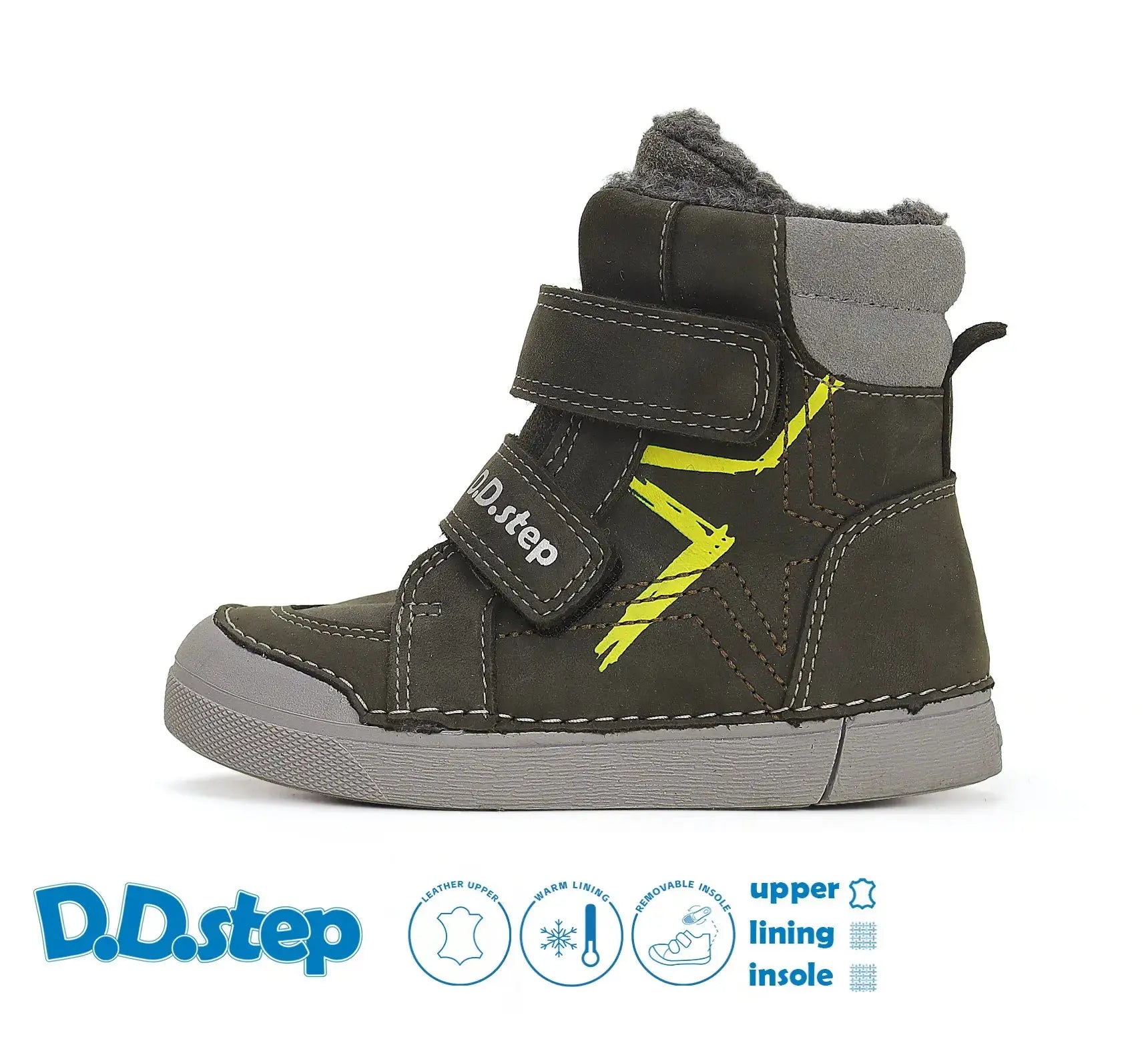 Jungen Dunkelgrün Winterschuhe D.D.Step
