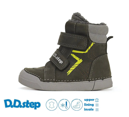 Jungen Dunkelgrün Winterschuhe D.D.Step