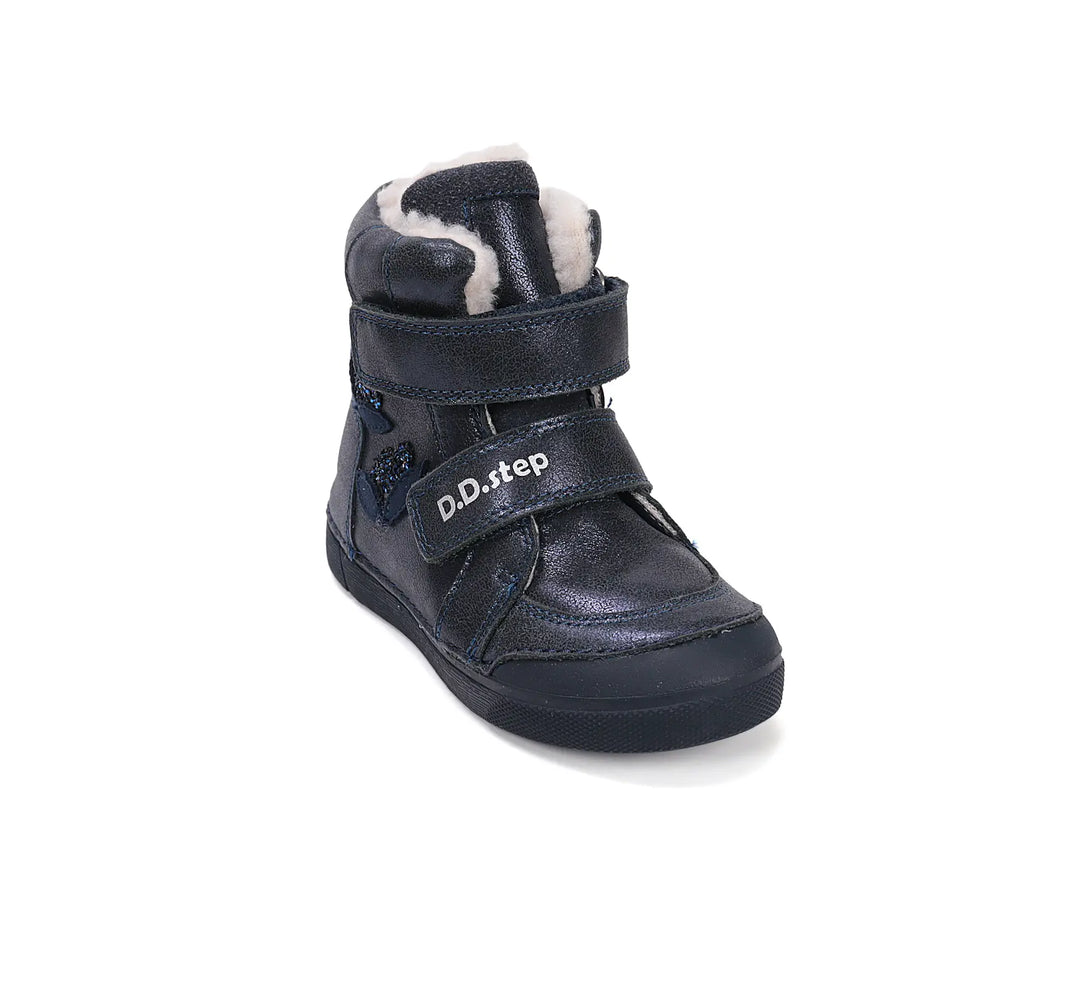 D.D.step Mädchen Winterstiefel Königsblau W068-52320
