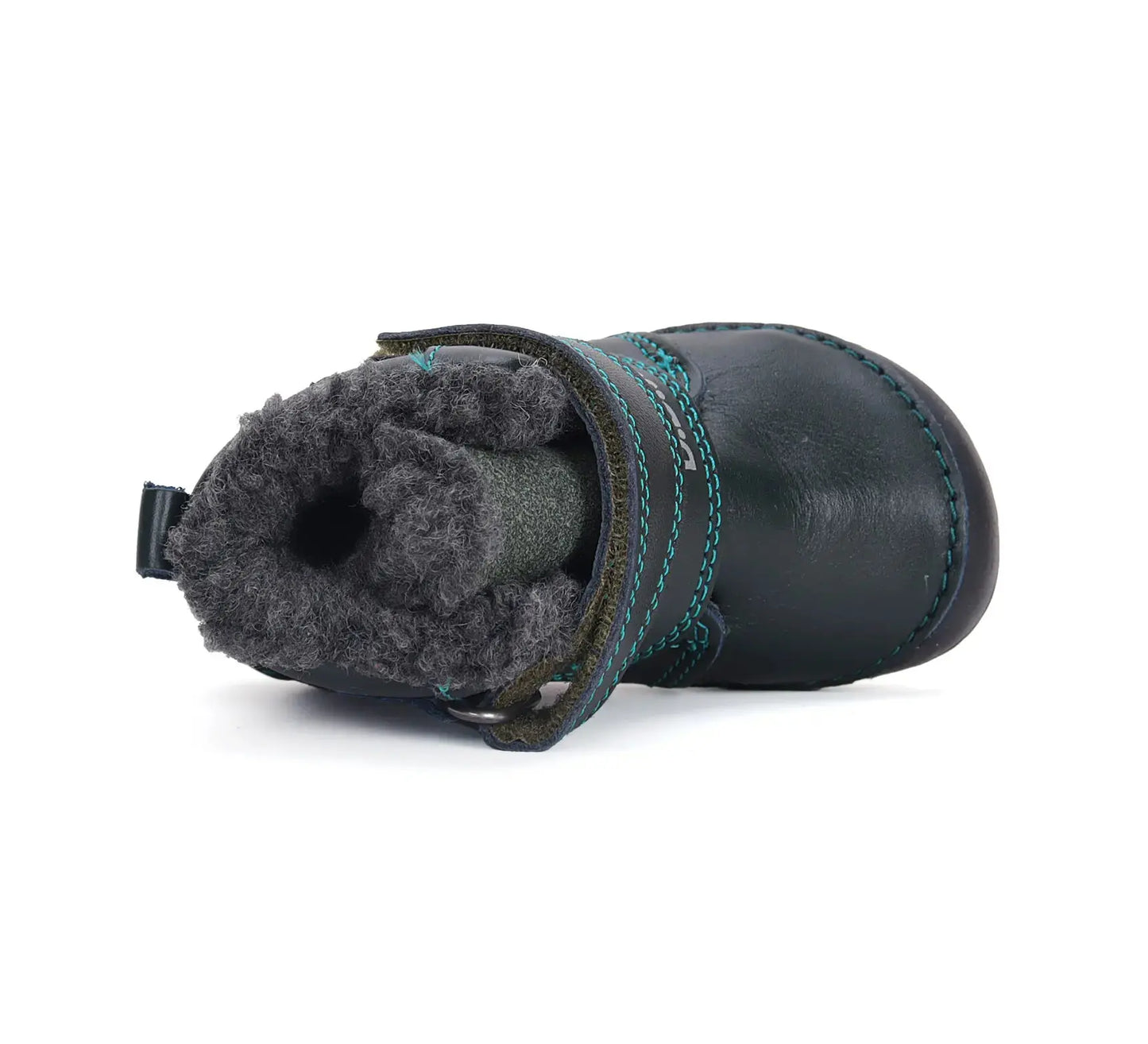 Jungen Barfuß Dunkelgrün Winterschuhe D.D.Step