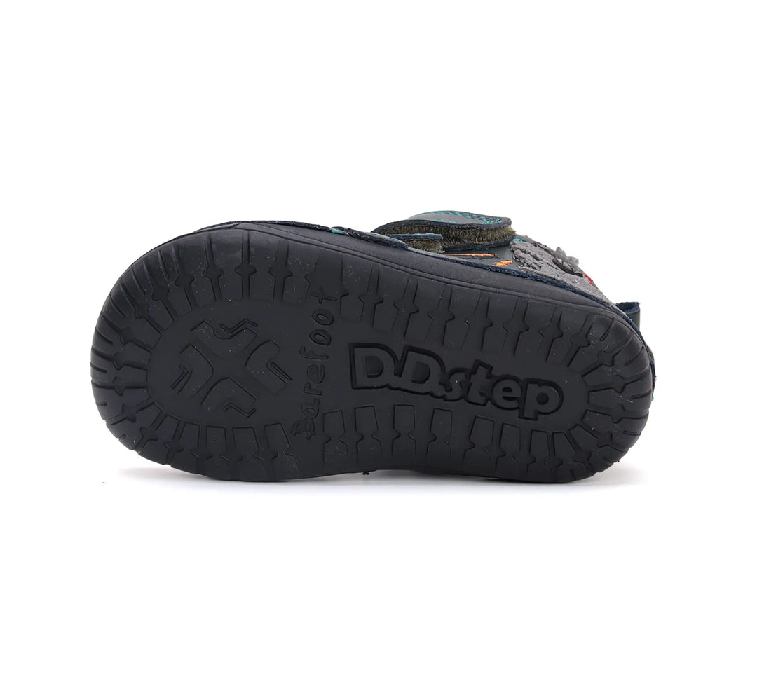 Kinder Barfuß Winterstiefel Jungen Lederschuhe Dunkelgrün D.D.step ddstep