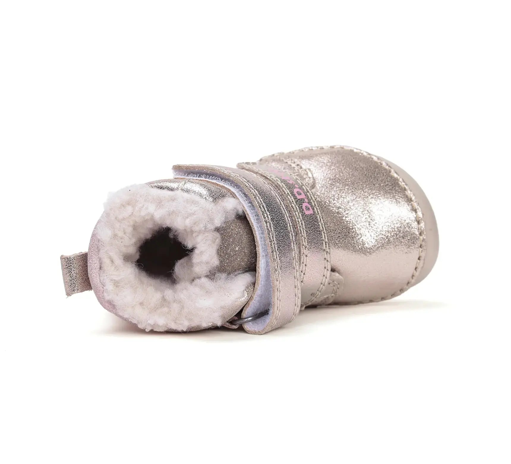 Mädchen Barfuß Beige/Silber Winterschuhe D.D.Step