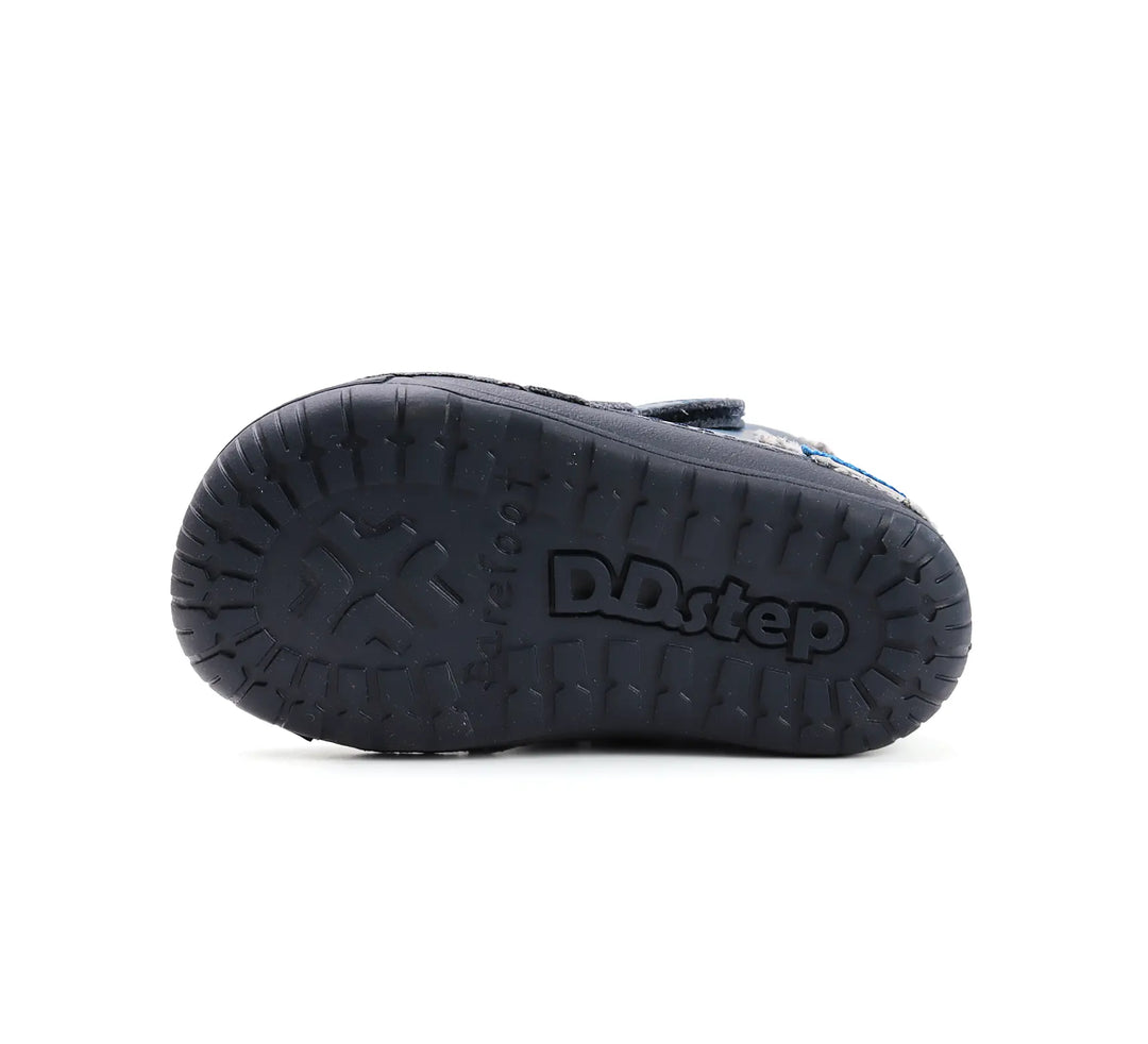Kinder Barfuß Winterstiefel Jungen Lederschuhe Königsblau D.D.step ddstep