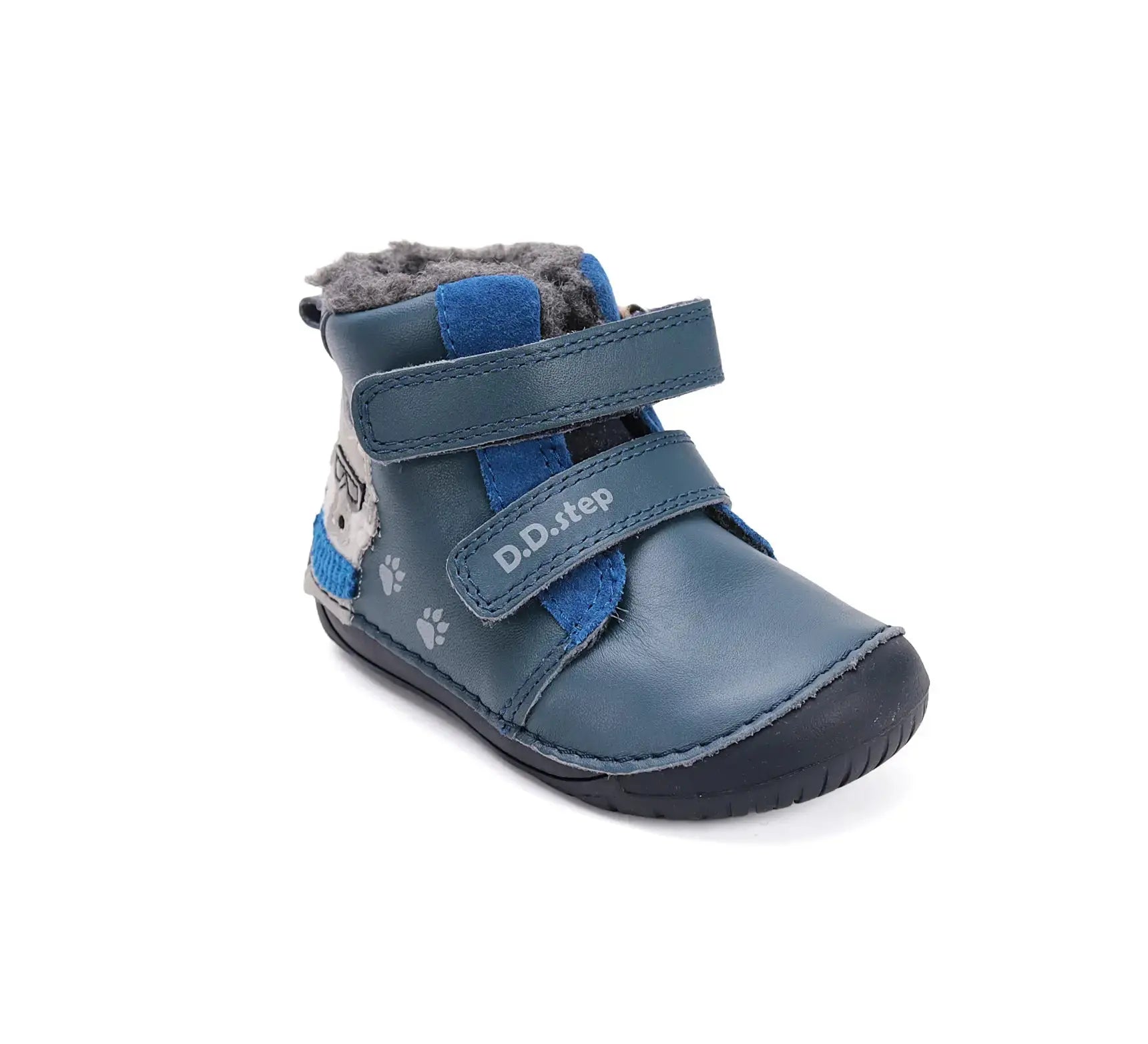 Jungen Barfuß Königsblau Winterschuhe D.D.Step