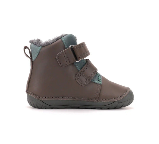 D.D.step Jungen Barfuß-Winterstiefel Braun W070-62495A