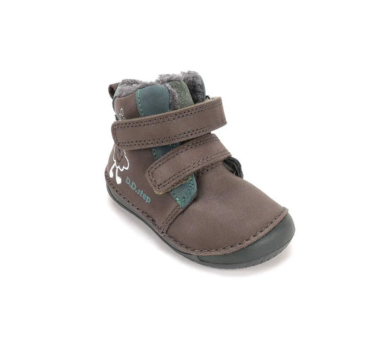 D.D.step Jungen Barfuß-Winterstiefel Braun W070-62495A