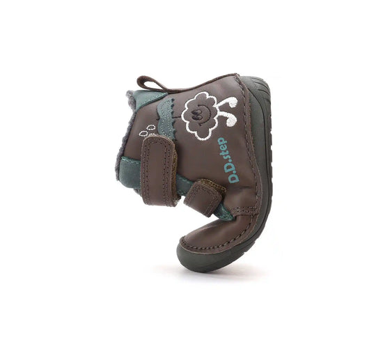 D.D.step Jungen Barfuß-Winterstiefel Braun W070-62495A
