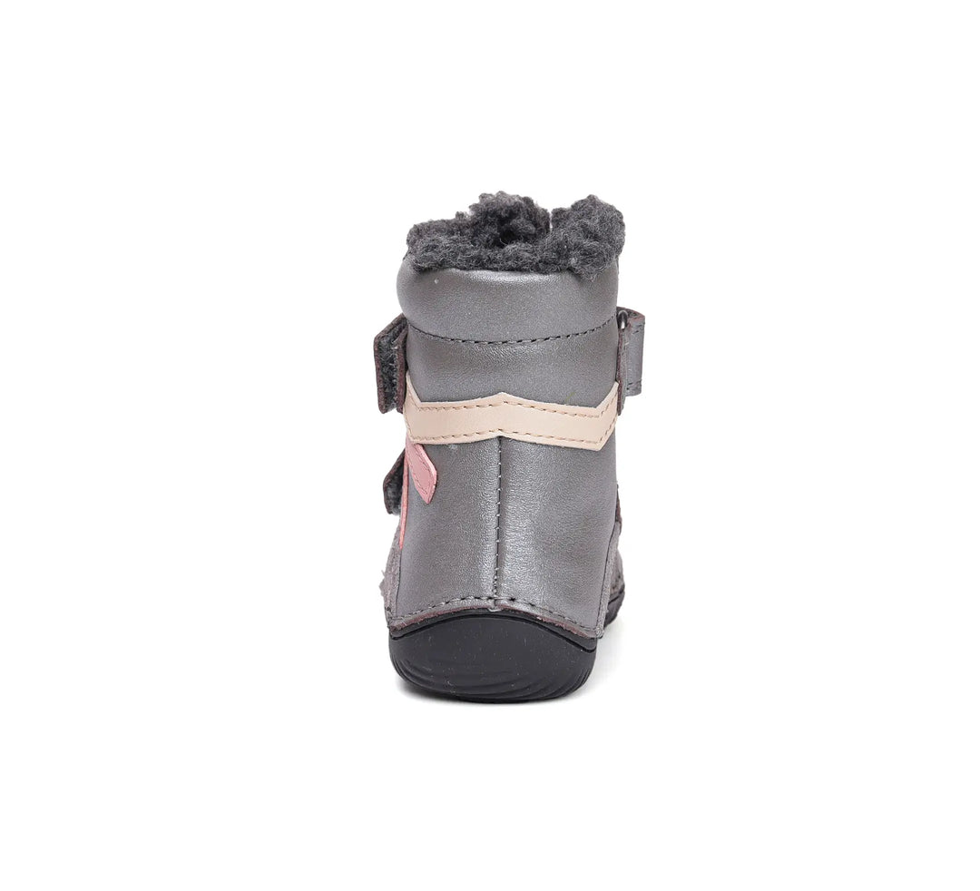 D.D.step Mädchen Barfuß-Winterstiefel Grau W073-52306D