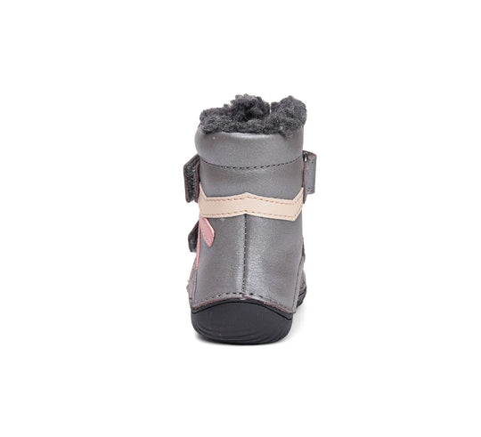 D.D.step Mädchen Barfuß-Winterstiefel Grau W073-52306D