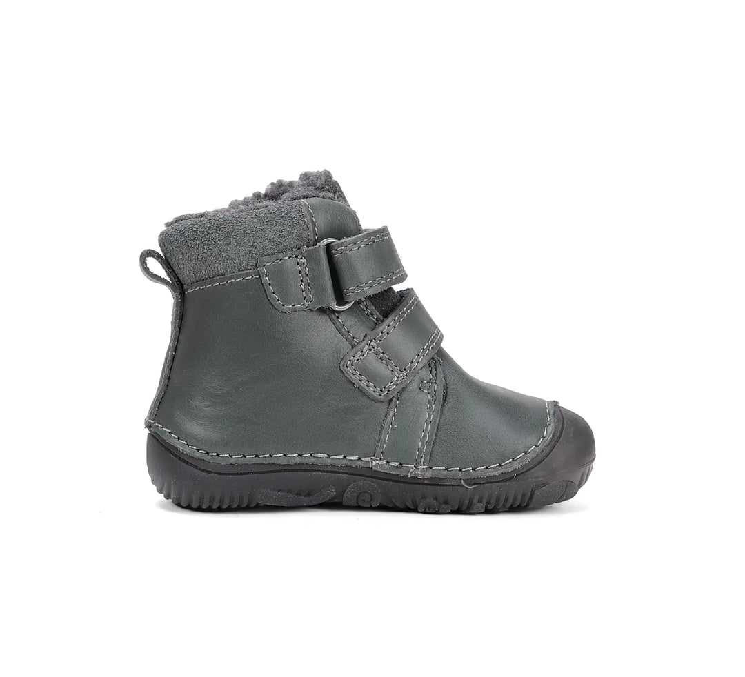 D.D.step Kinder Winterstiefel Fluoreszierend Jungen Lederschuhe Smaragdgrün