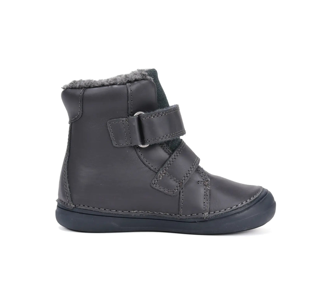 D.D.step Kinder Winterstiefel Jungen Lederschuhe Königsblau