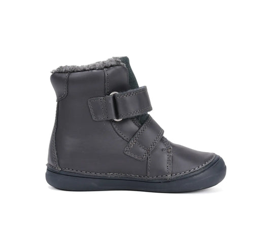 D.D.step Kinder Winterstiefel Jungen Lederschuhe Königsblau