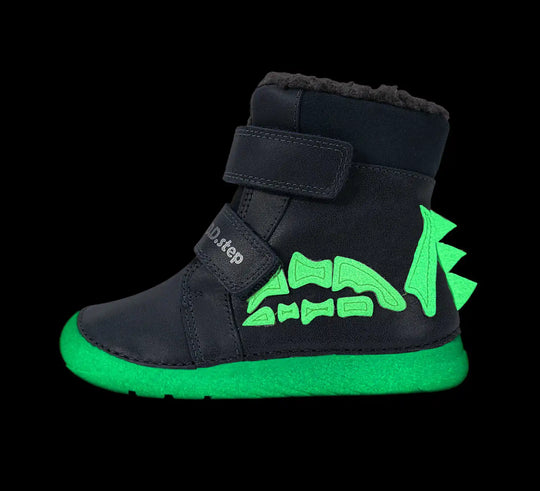 D.D.step Jungen Winterstiefel Königsblau W108-62360A