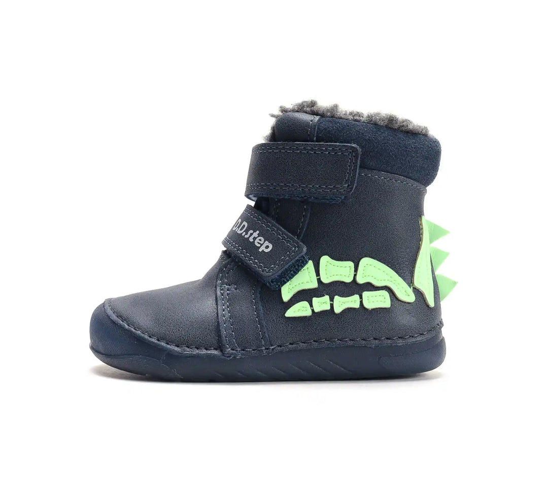 D.D.step Jungen Winterstiefel Königsblau W108-62360A