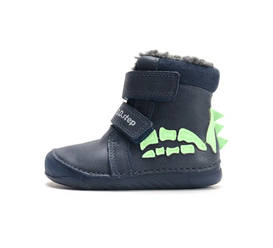 D.D.step Jungen Winterstiefel Königsblau W108-62360A