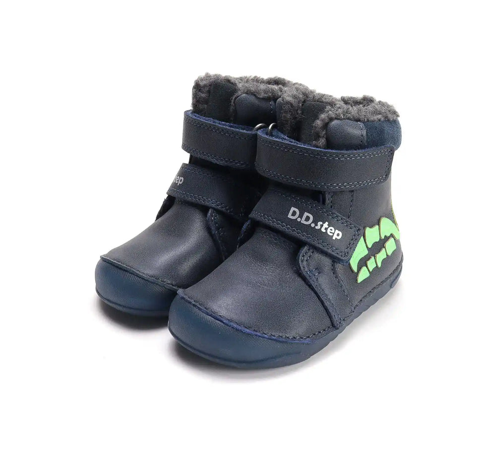 D.D.step Jungen Winterstiefel Königsblau W108-62360A