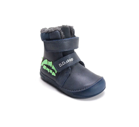 D.D.step Jungen Winterstiefel Königsblau W108-62360A